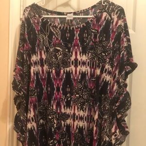 Pink Coconut Exclusive Pancho style Top